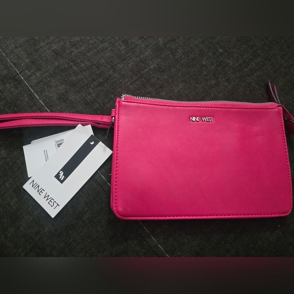 Nine West Handbags - Nine West Pink Clutch Bag